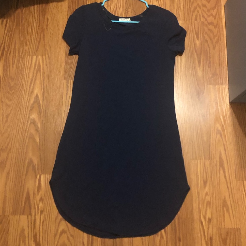 Navy Blue Tee Shirt Dress